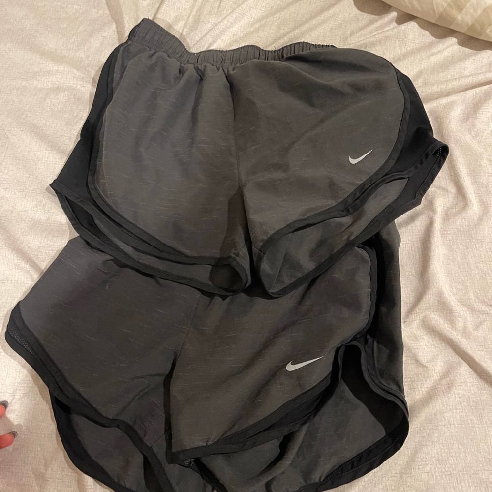 Black/ grey Nike shorts